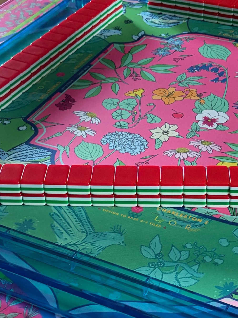 Colorful Red & Green Mahjong tiles - Picture 8 of 11